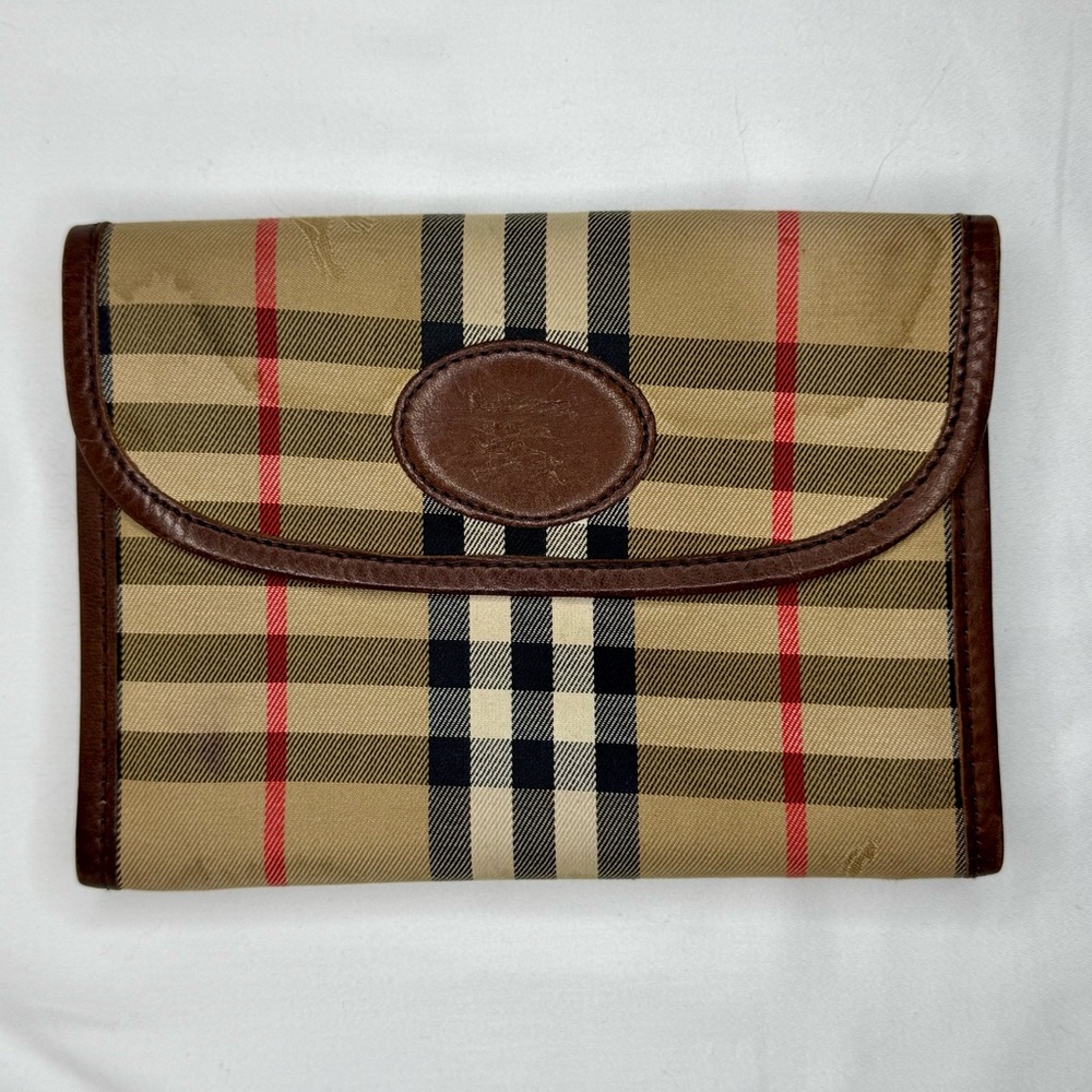 Vintage Burberrys Vintage Check Pouch/Cluch